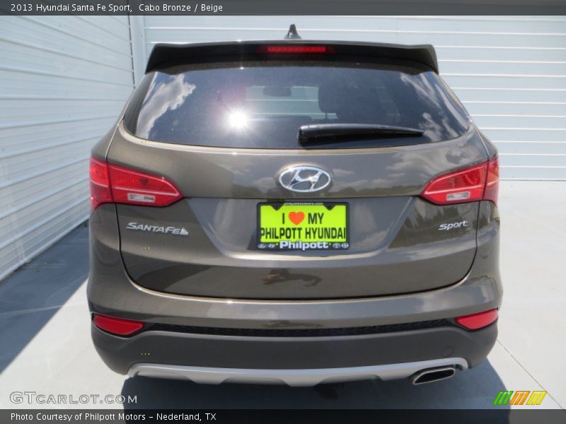 Cabo Bronze / Beige 2013 Hyundai Santa Fe Sport