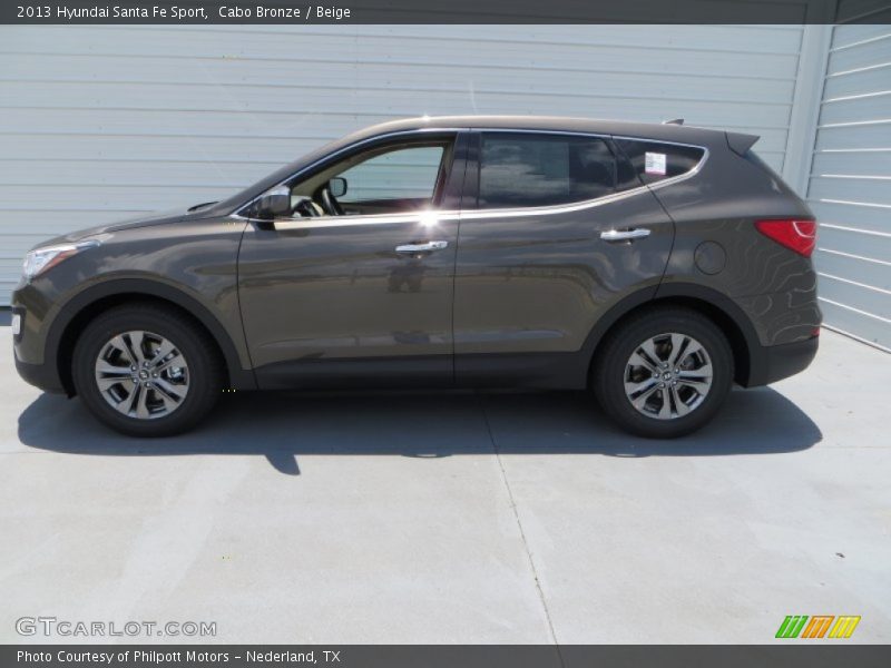 Cabo Bronze / Beige 2013 Hyundai Santa Fe Sport