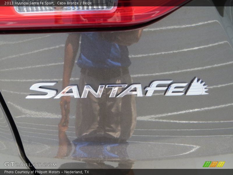 Cabo Bronze / Beige 2013 Hyundai Santa Fe Sport