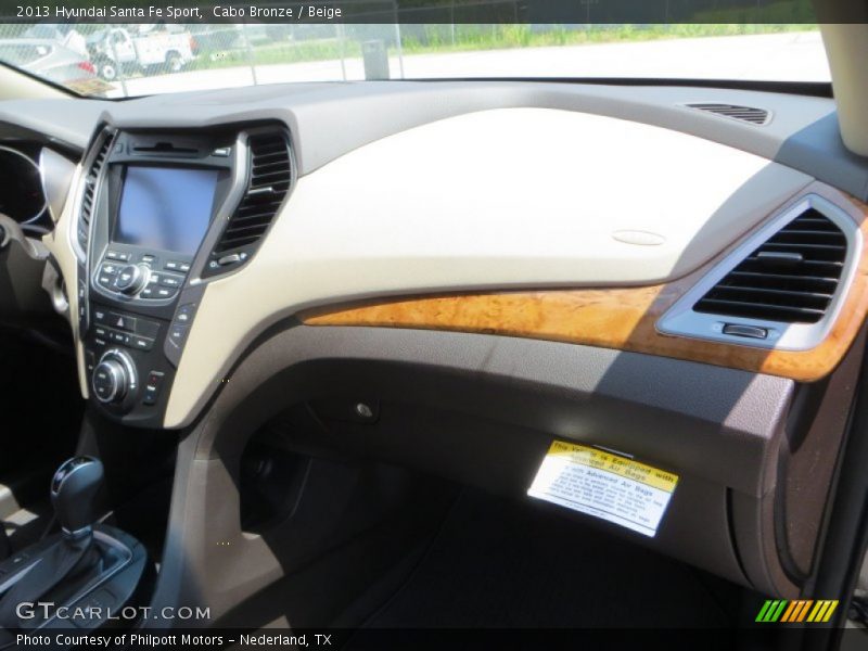 Cabo Bronze / Beige 2013 Hyundai Santa Fe Sport
