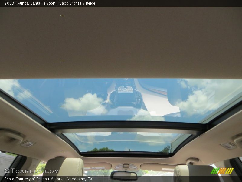 Cabo Bronze / Beige 2013 Hyundai Santa Fe Sport