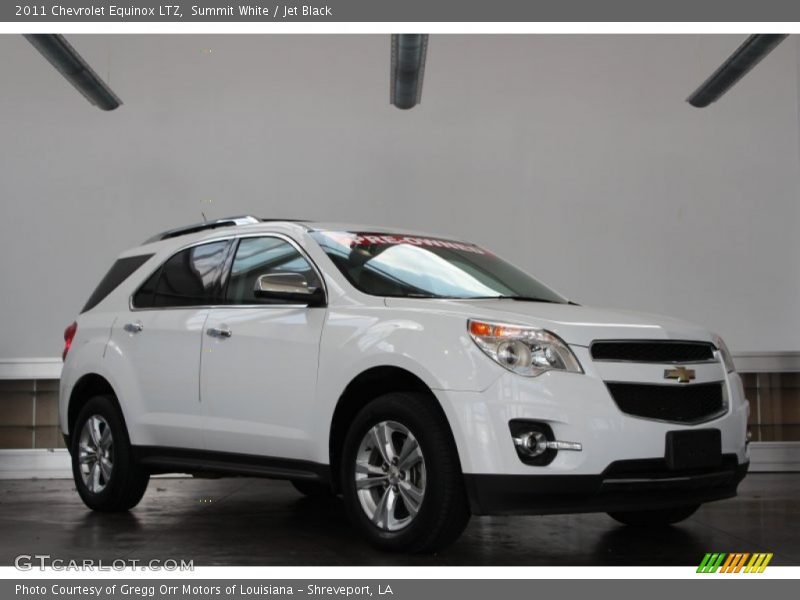 Summit White / Jet Black 2011 Chevrolet Equinox LTZ