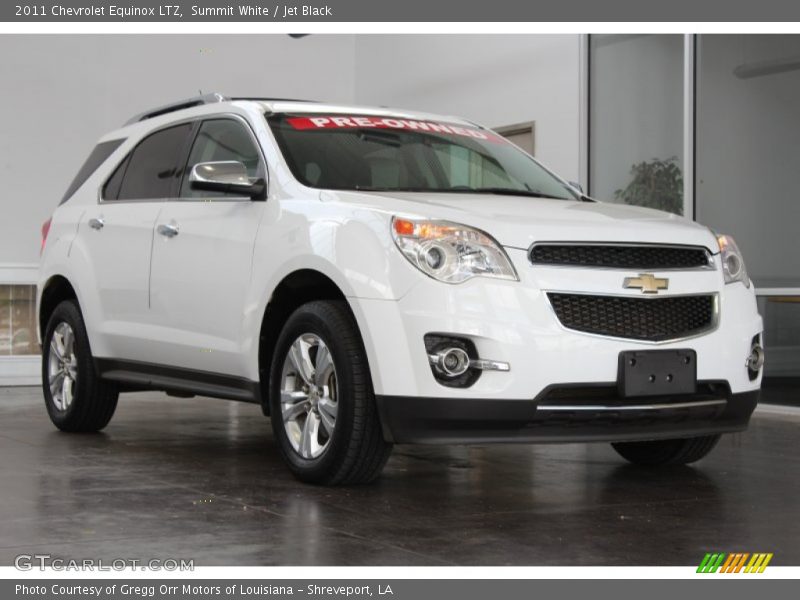 Summit White / Jet Black 2011 Chevrolet Equinox LTZ