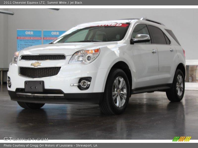 Summit White / Jet Black 2011 Chevrolet Equinox LTZ