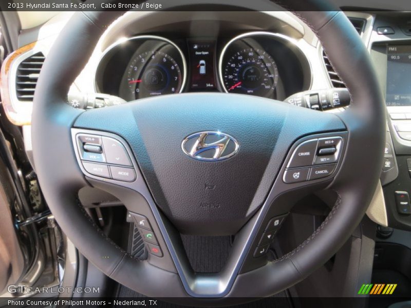 Cabo Bronze / Beige 2013 Hyundai Santa Fe Sport