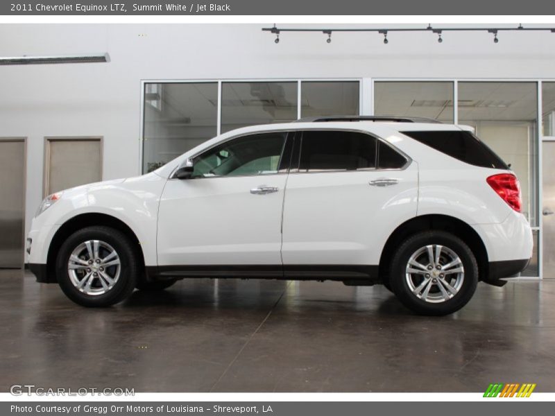 Summit White / Jet Black 2011 Chevrolet Equinox LTZ