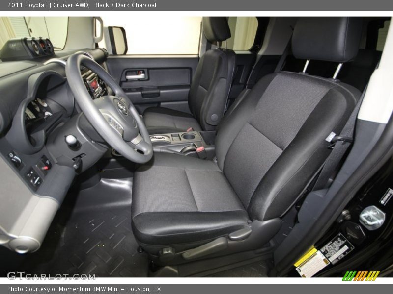  2011 FJ Cruiser 4WD Dark Charcoal Interior