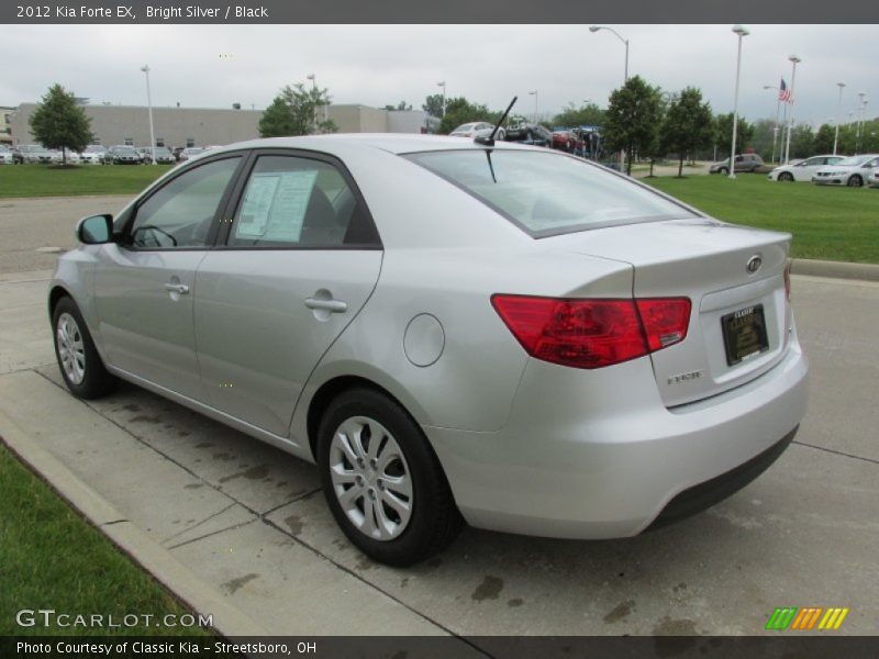 Bright Silver / Black 2012 Kia Forte EX