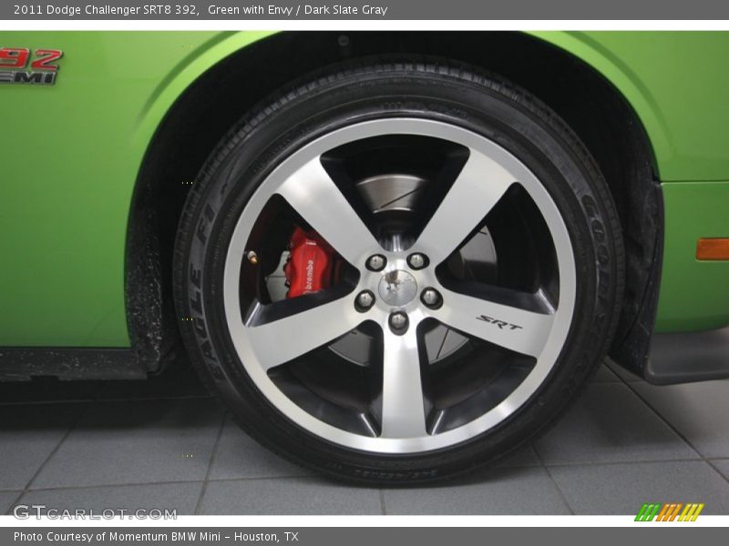 Green with Envy / Dark Slate Gray 2011 Dodge Challenger SRT8 392