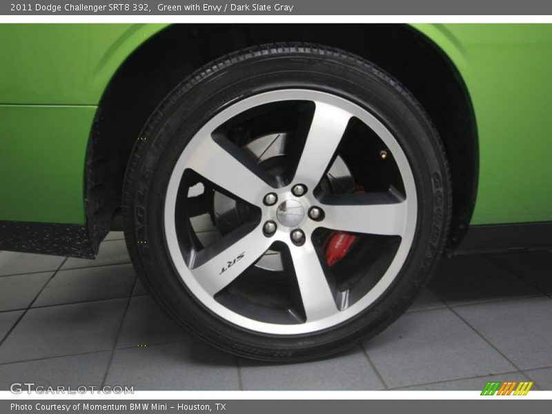 Green with Envy / Dark Slate Gray 2011 Dodge Challenger SRT8 392