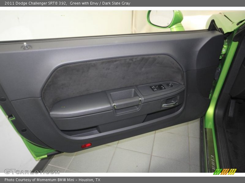 Green with Envy / Dark Slate Gray 2011 Dodge Challenger SRT8 392