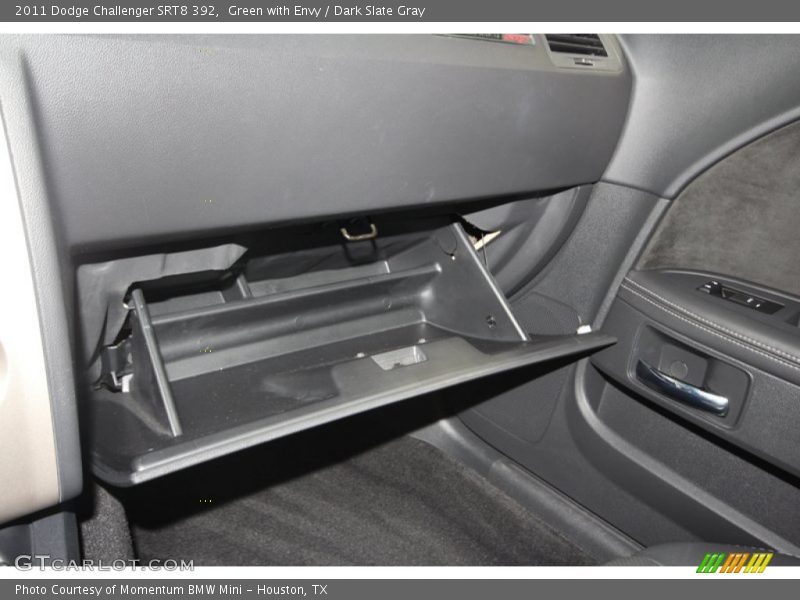 Green with Envy / Dark Slate Gray 2011 Dodge Challenger SRT8 392