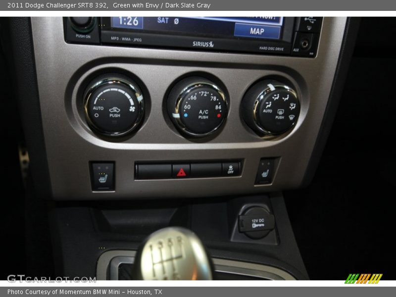 Green with Envy / Dark Slate Gray 2011 Dodge Challenger SRT8 392