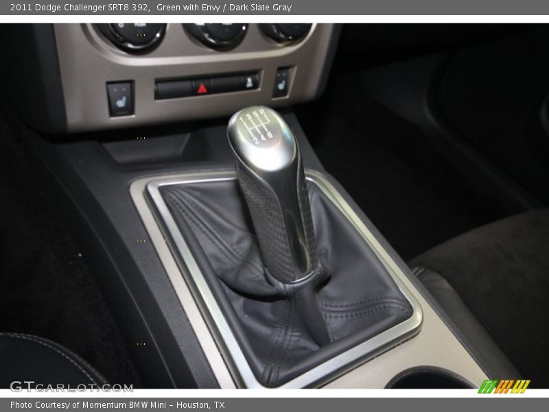 Green with Envy / Dark Slate Gray 2011 Dodge Challenger SRT8 392