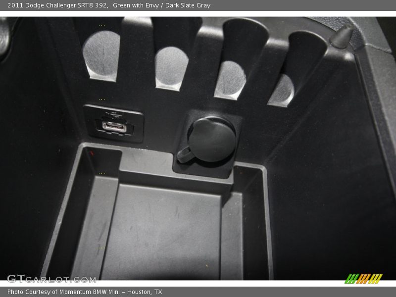 Green with Envy / Dark Slate Gray 2011 Dodge Challenger SRT8 392