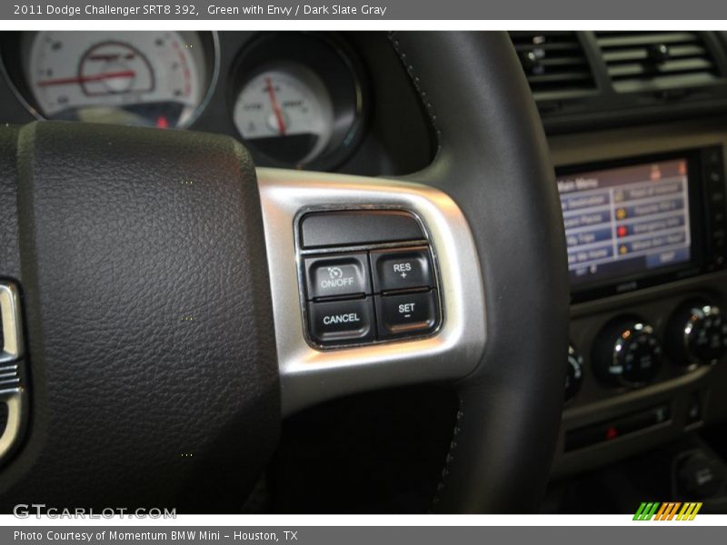Green with Envy / Dark Slate Gray 2011 Dodge Challenger SRT8 392