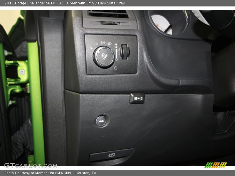 Green with Envy / Dark Slate Gray 2011 Dodge Challenger SRT8 392