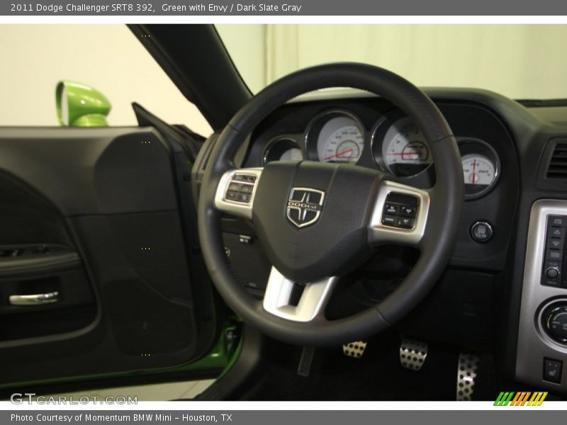 Green with Envy / Dark Slate Gray 2011 Dodge Challenger SRT8 392