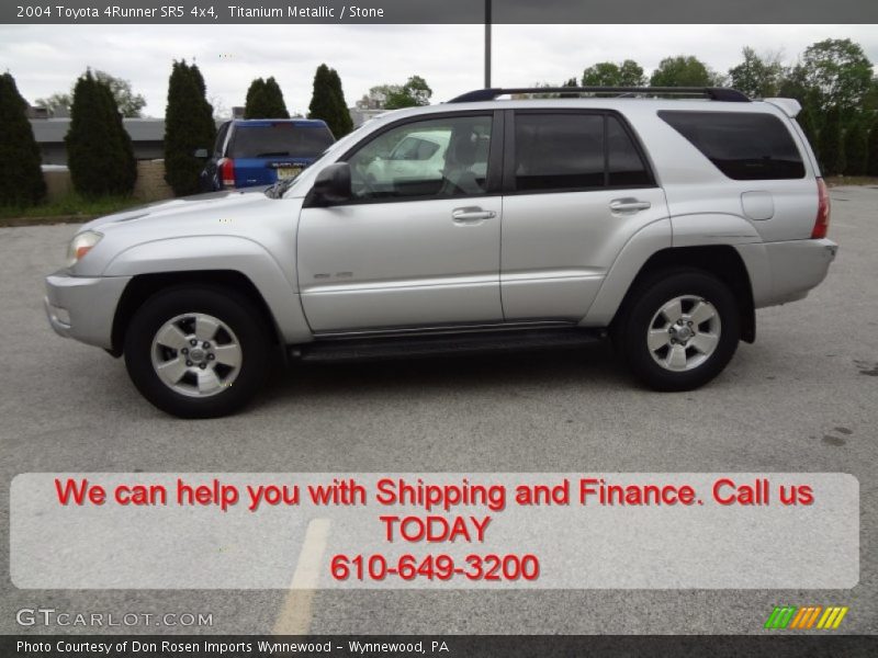 Titanium Metallic / Stone 2004 Toyota 4Runner SR5 4x4