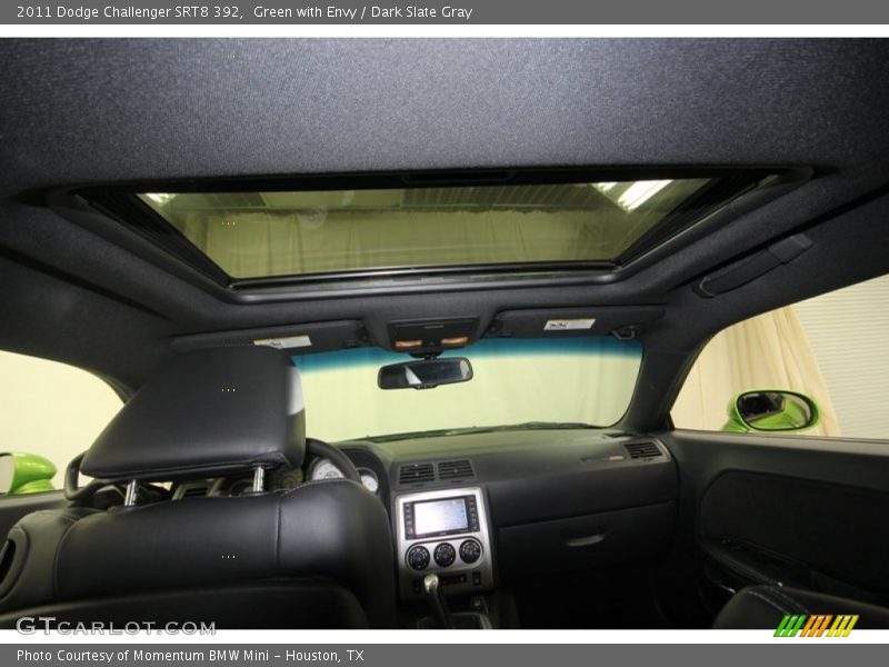 Green with Envy / Dark Slate Gray 2011 Dodge Challenger SRT8 392