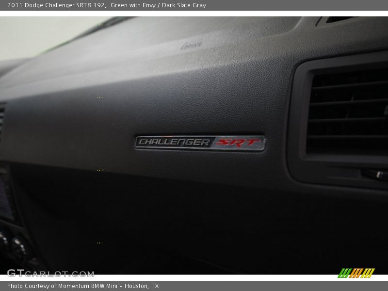 Green with Envy / Dark Slate Gray 2011 Dodge Challenger SRT8 392