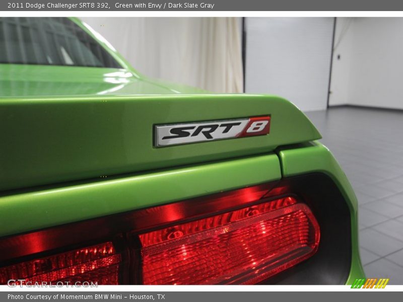 Green with Envy / Dark Slate Gray 2011 Dodge Challenger SRT8 392