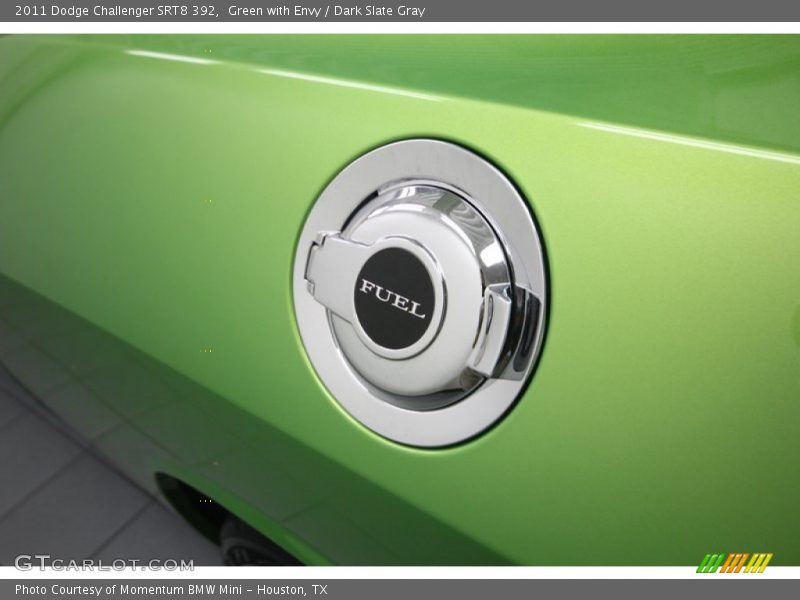 Green with Envy / Dark Slate Gray 2011 Dodge Challenger SRT8 392