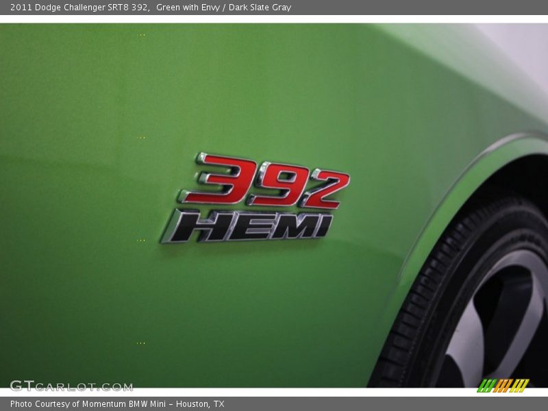 Green with Envy / Dark Slate Gray 2011 Dodge Challenger SRT8 392