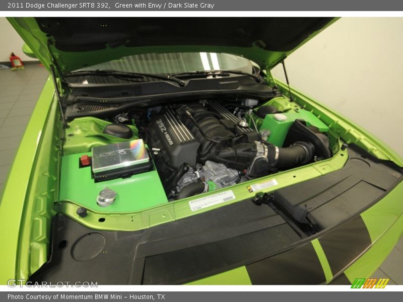 Green with Envy / Dark Slate Gray 2011 Dodge Challenger SRT8 392