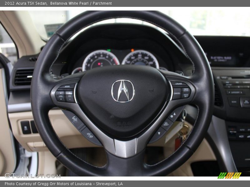 Bellanova White Pearl / Parchment 2012 Acura TSX Sedan