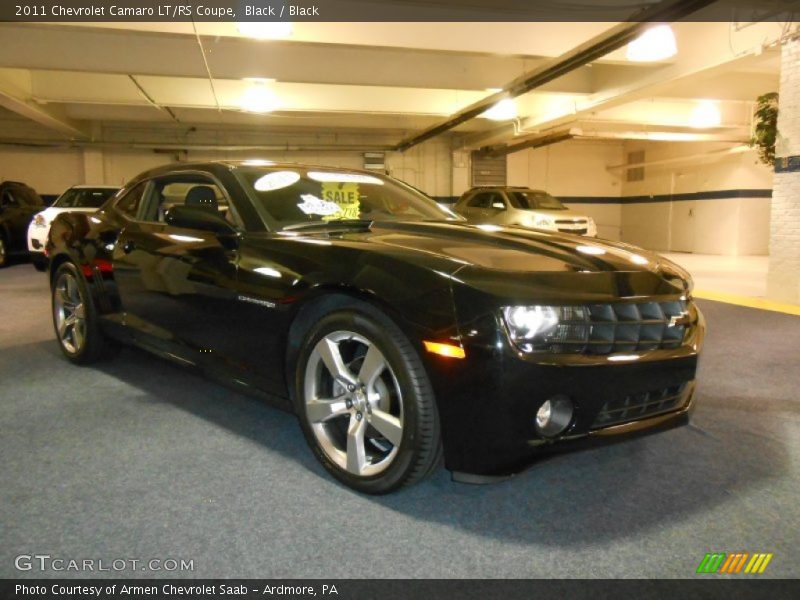 Black / Black 2011 Chevrolet Camaro LT/RS Coupe