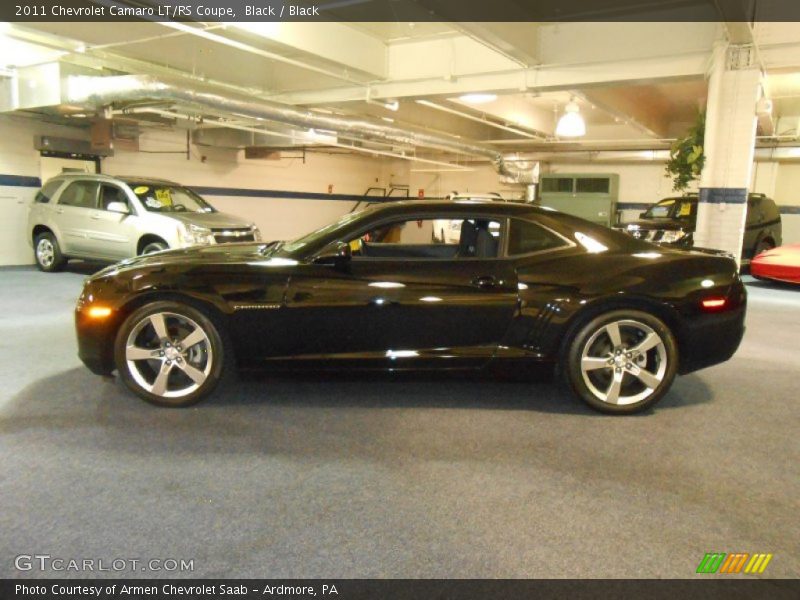 Black / Black 2011 Chevrolet Camaro LT/RS Coupe