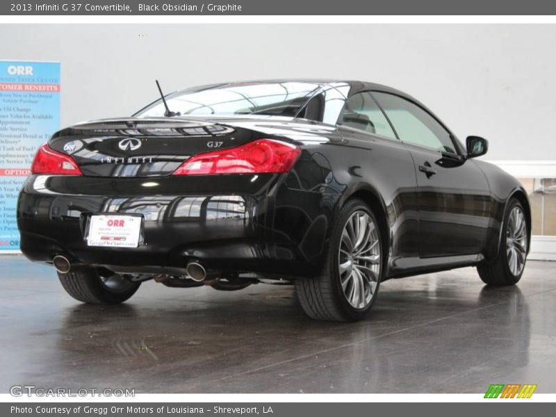 Black Obsidian / Graphite 2013 Infiniti G 37 Convertible