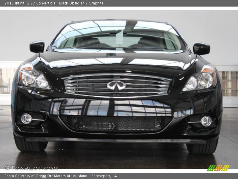 Black Obsidian / Graphite 2013 Infiniti G 37 Convertible