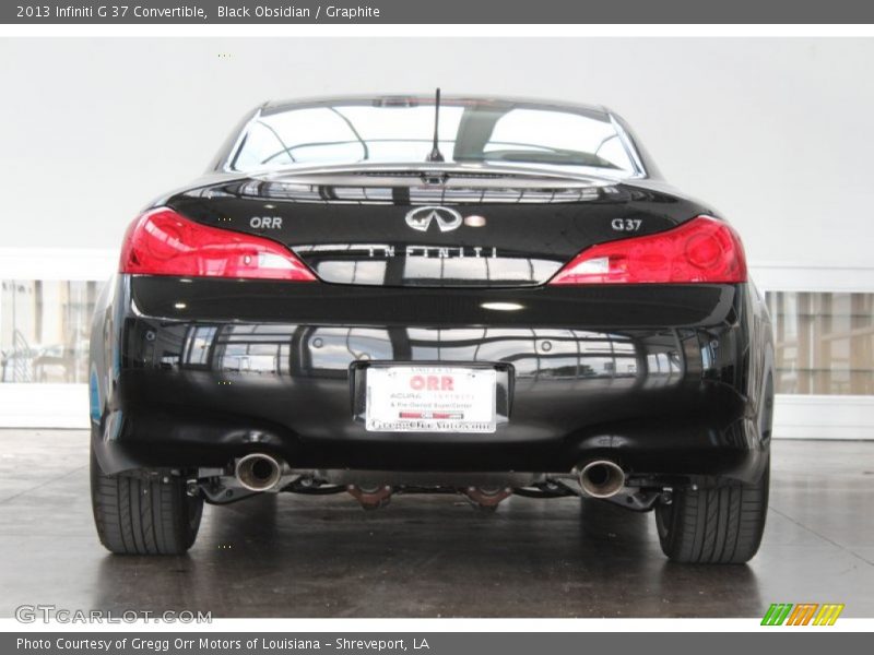 Black Obsidian / Graphite 2013 Infiniti G 37 Convertible