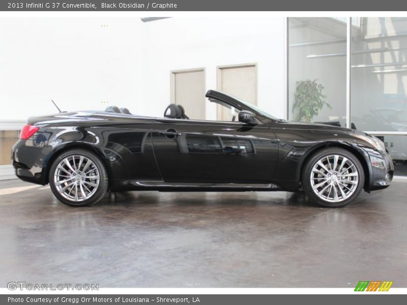 Black Obsidian / Graphite 2013 Infiniti G 37 Convertible