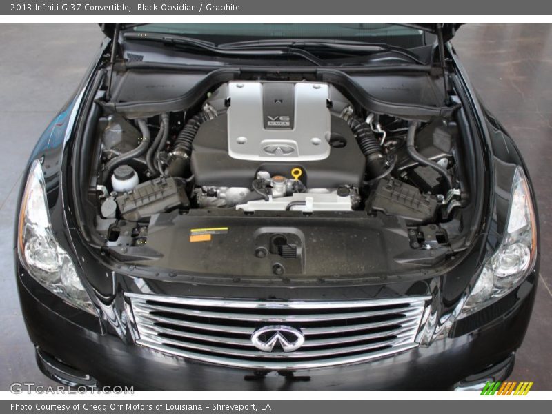 Black Obsidian / Graphite 2013 Infiniti G 37 Convertible