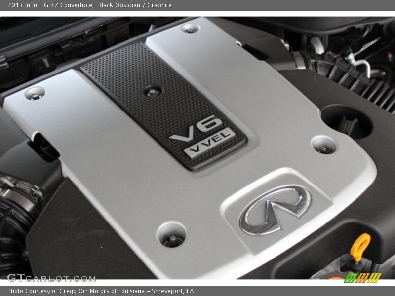 Black Obsidian / Graphite 2013 Infiniti G 37 Convertible