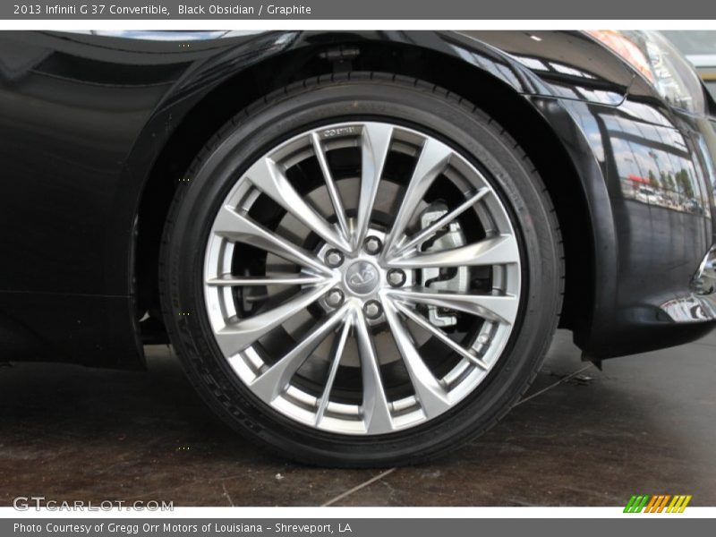Black Obsidian / Graphite 2013 Infiniti G 37 Convertible