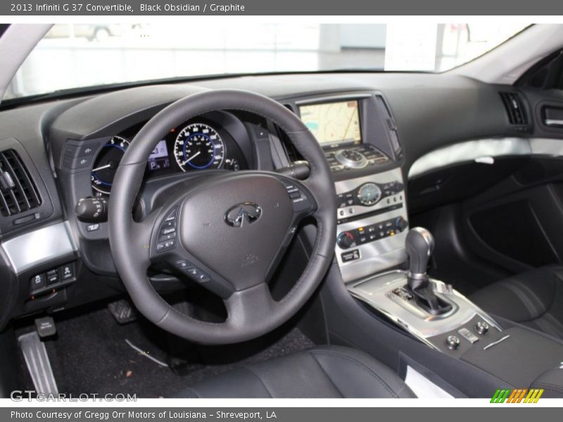 Black Obsidian / Graphite 2013 Infiniti G 37 Convertible