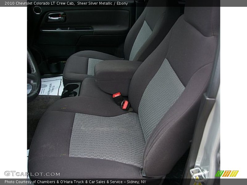 Sheer Silver Metallic / Ebony 2010 Chevrolet Colorado LT Crew Cab
