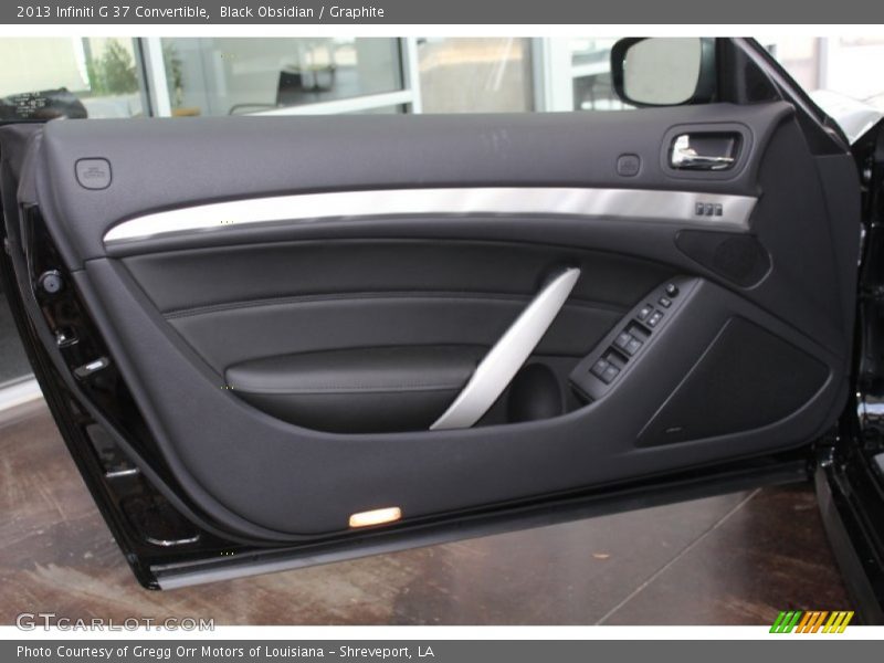 Black Obsidian / Graphite 2013 Infiniti G 37 Convertible