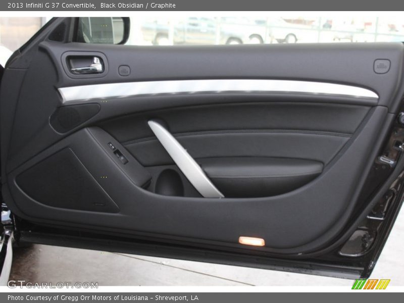 Black Obsidian / Graphite 2013 Infiniti G 37 Convertible