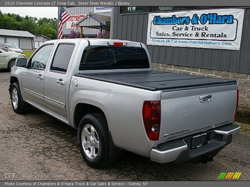Sheer Silver Metallic / Ebony 2010 Chevrolet Colorado LT Crew Cab