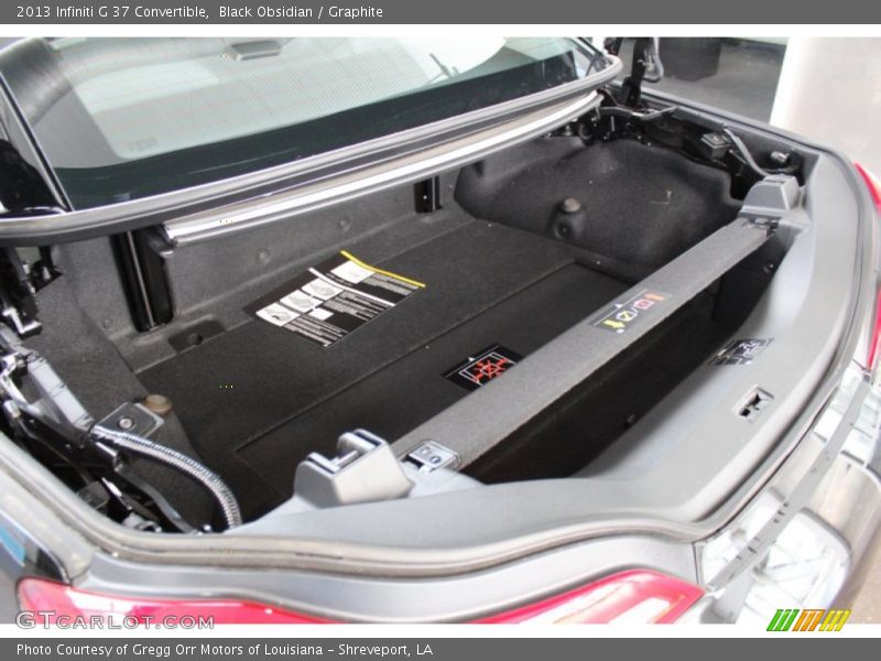 Black Obsidian / Graphite 2013 Infiniti G 37 Convertible