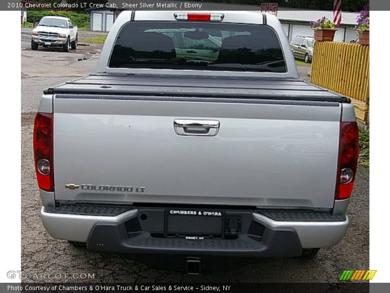 Sheer Silver Metallic / Ebony 2010 Chevrolet Colorado LT Crew Cab