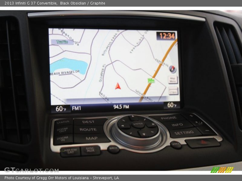 Black Obsidian / Graphite 2013 Infiniti G 37 Convertible