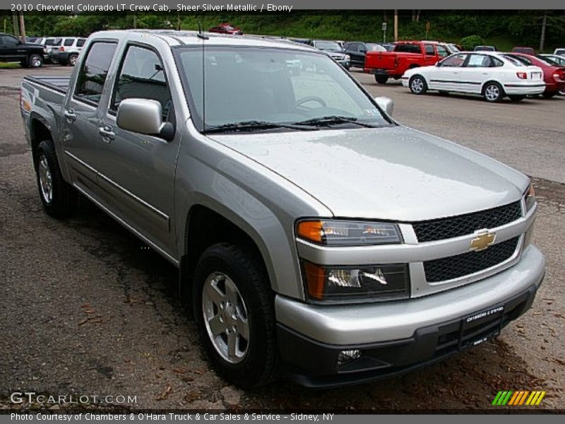 Sheer Silver Metallic / Ebony 2010 Chevrolet Colorado LT Crew Cab