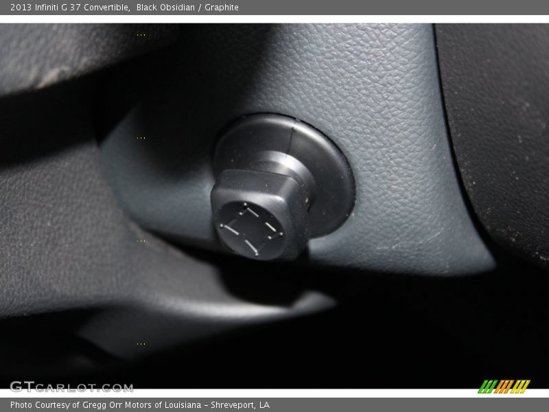 Black Obsidian / Graphite 2013 Infiniti G 37 Convertible