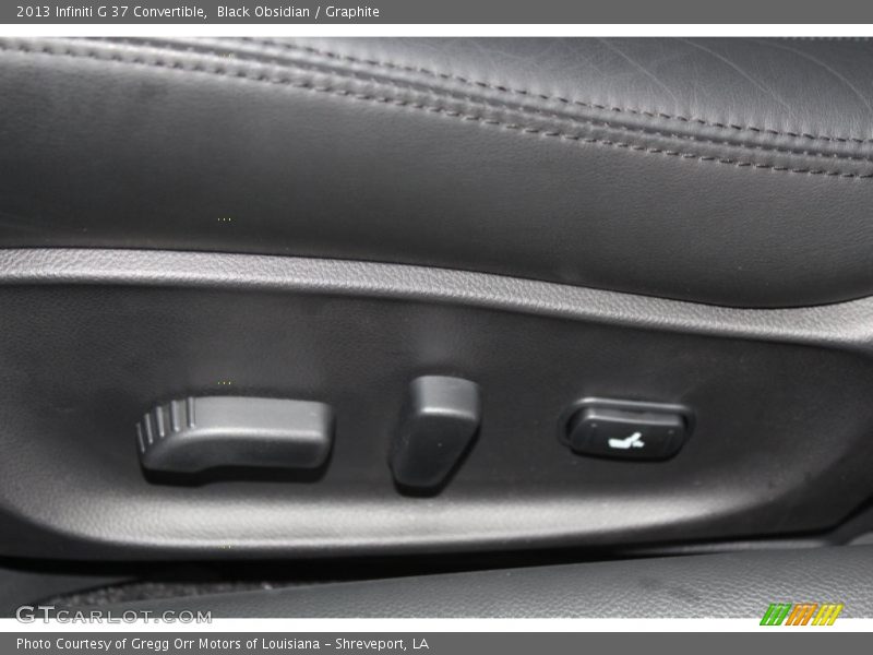 Black Obsidian / Graphite 2013 Infiniti G 37 Convertible